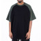 Custom Waffle Drop Shoulder Short Sleeve T-Shirt - 280GSM heavyweight Patchwork Oversized Streetwear