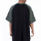 Custom Waffle Drop Shoulder Short Sleeve T-Shirt - 280GSM heavyweight Patchwork Oversized Streetwear