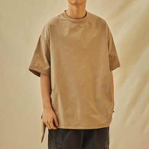 Фабричная модная футболка из нейлона большого размера 190GSM, специальный дизайн
