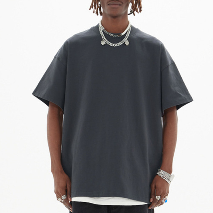 Herstellung von Herren-Schwergewichts-T-Shirts | 250 g/m², übergroße Passform, 100 % Baumwolle, lässige Streetwear-T-Shirts