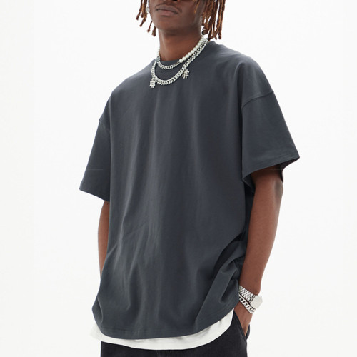 Manufacturing Men Heavyweight Tshirts | 250GSM Oversized Fit 100% Cotton Casual Streetwear T shirts