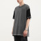Quick Design Color Block T-Shirt, 190GSM Lightweight Reverse Needle Streetwear T Shirt Men's