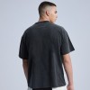 Мужская футболка от производителя, винтажная кислотная стирка, 100% хлопок, размерный размер с принтом DTG