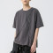 Private Label Custom Pattern T-shirts | Men's Black Oversized Tshirt | Decorative Zipper Cotton T-shirt