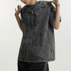Streetwear Manufacturer Oversized Fit Washed Textured Embossed Armor Short Sleeve T Shirts