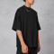 Wholesale Men's Streetwear T-shirt | Vintage Washed Black Color Waffle T-shirt