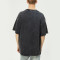 Factory Customized Acid Wash Cotton Short Sleeve T-Shirt | Dark Heavyweight Men's Vintage T Shirt