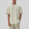 Private Label Casual Tshirts | Mnes Solid Color 100% Cotton Basic Short Sleeve Street Fashion Tshirts