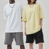 Quick Design Heavyweight Tshirts | Men 230GSM Dark Streetwear Trendy T Shirts | Drop Shohlder Blank Tshirts