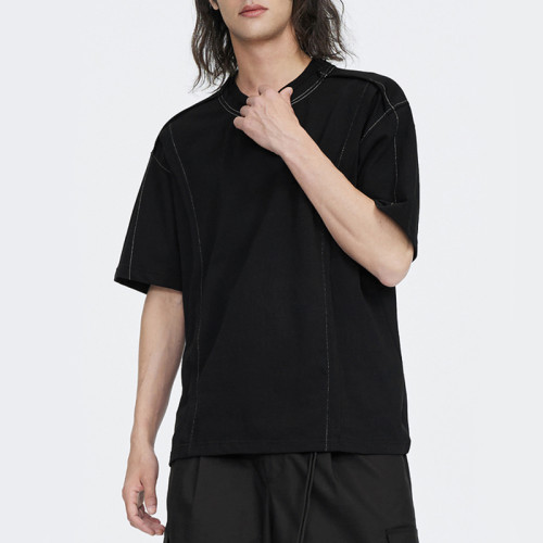 Solid Color Cotton Crew Neck Short Sleeve T Shirt - China Streetwear Manufacturer, Accept OEM, ODM