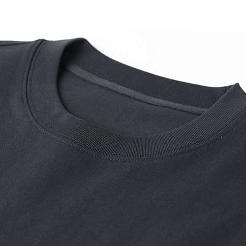 Made in Men's Solid Oversized Streetwear | Off Shoulder Blank Heavyweight Combed Cotton T Shirt