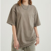 Quick Design Heavyweight Acid Wash T-shirts | Men 250GSM Dark Streetwear Trendy T Shirts | Drop Shoulder Blank T-shirts