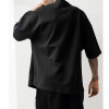 Manufacturing Custom Logo Available Waffle T-shirts | Men Streetwear Heavyweight Turtleneck Short-sleeved T-shirt