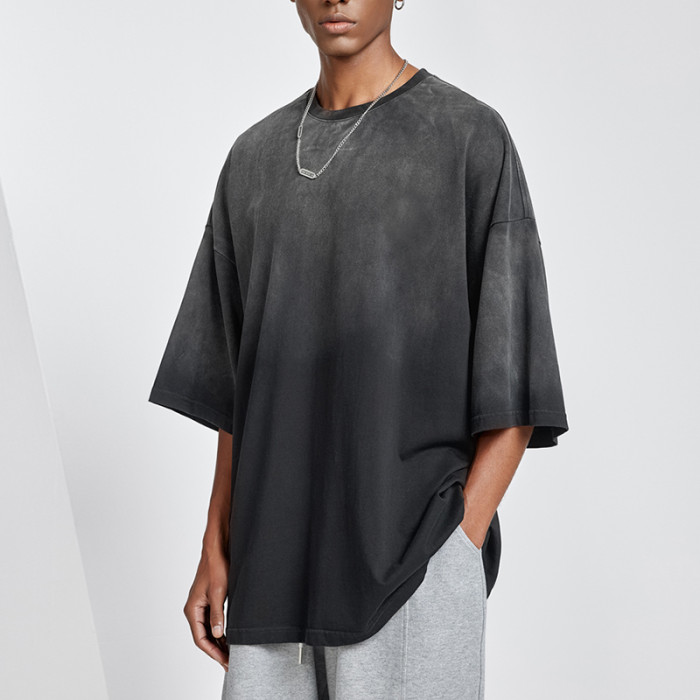 Acid Washed Oversized T-shirt | Custom T-shirts with Logo | Acid Washed, 100% Cotton | OEM/ODM