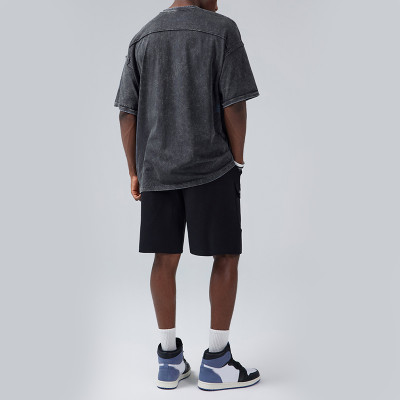 Customized Solid Color Indentation Short Sleeve T Shirts - China Streetwear Manufacturer Production