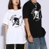 Manufacturing Cotton T-shirts Unisex Solid Color Loose Streetwear Sword Screen Print T-shirts