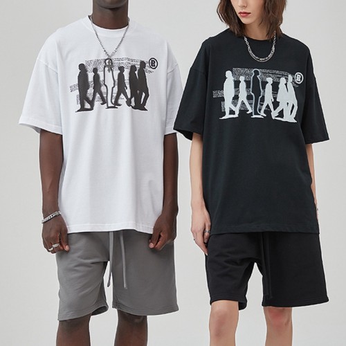 Custom T-shirts Men's Mystery Direct Injection Washed Mystery Symbols T Shirts