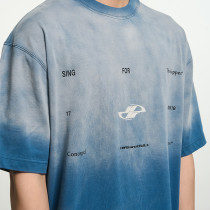 Manufacturing Trendy Fashion Gradient T-shirt 230GSM | Oversized Fit Tie Dye & Acid Wash T-shirt