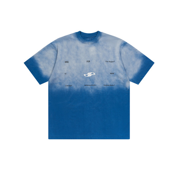 Manufacturing Trendy Fashion Gradient T-shirt 230GSM | Oversized Fit Tie Dye & Acid Wash T-shirt