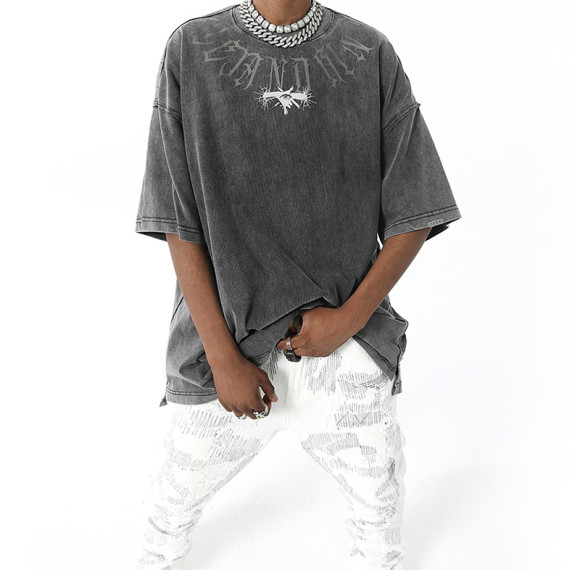 Custom Men Tshirts Private Customization | Round Neck 100% Cotton Short Sleeve Tshirt For Men