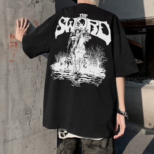 Supplier Printing Logo Tshirts Oversied Fit Streetwear Screen Printing Heavy Weight For Men