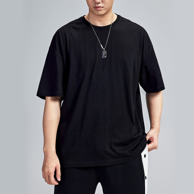 Customized Oversized Street T-Shirt | 190GSM Cotton Summer Drop Shoulder Short Sleeve T-Shirt