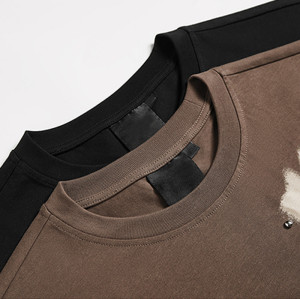Customizable Mystery Graphic Print Short Sleeve T-Shirt - 190GSM Cotton Oversized Streetwear