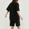 Custom Acid Wash 100%  Blank Cotton T-shirts | Dark Heavy Weight Men Frayed Retro Short-sleeved T-shirts