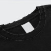 Custom Acid Wash 100%  Blank Cotton T-shirts | Dark Heavy Weight Men Frayed Retro Short-sleeved T-shirts