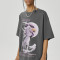Supplier Customized Oversized Streetwear Animal Print Cotton Heavyweight Short Sleeve T Shirt