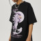 Supplier Customized Oversized Streetwear Animal Print Cotton Heavyweight Short Sleeve T Shirt