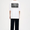 Custom Animal Print T Shirts | White Ink Direct Injection Oversized Cotton Men's Short Sleeve Dark T Shirt