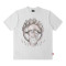 Customized Skull Themed T Shirt, Heat Transfer Graphic Printed Oversized Dark Streetwear T Shirt Men