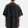 Customized Dark Graphic Printed Streetwear Heavyweight Cotton Short Sleeve T Shirts Men