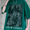 Customized Oversized Streetwear | Dark Printed Pattern Short Sleeve T Shirts | Support OEM,ODM
