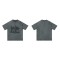 Customized Dark Mens T Shirt, Screen Printed Cotton T Shirt Loose Streetwear Graphic T Shirt