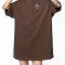 Customized Design Streetwear T Shirt,Skull and Cross Pattern Screen Print Oversized T Shirt Women