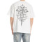 Customized Design Streetwear T Shirt,Cross Monogram Screen Printed Oversized Summer T Shirt Women