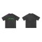 Customized Suede Fabric Short Sleeved T-shirts | High Street Oversize Blank Puff Print Streetwear