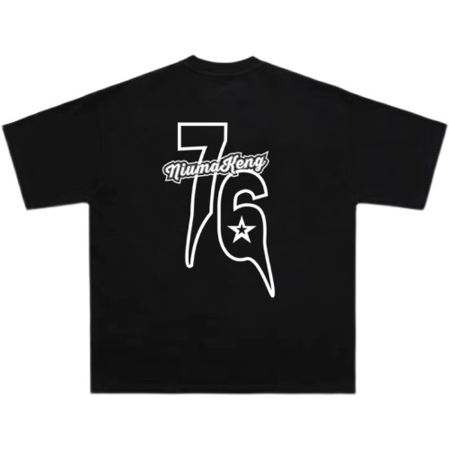 Customized Manufacturing Heavyweight TShirt, Graphic Printed Screen Printed Streetwear T Shirt Men