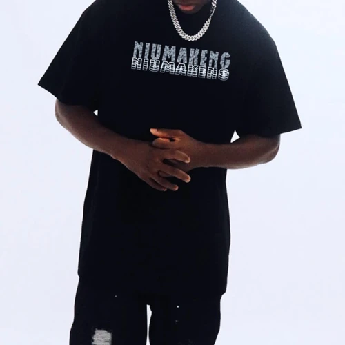 Customized Heavyweight Crew Neck T-Shirt, Monogrammed Screen Printed Simple Streetwear T Shirt Men