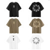 Manufacturing Customized Cross Theme Printed T-Shirt, Smoke Cross Printed Streetwear T Shirt Men