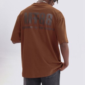 Custom Dark Oversized Streetwear | Screen Print Graphic Short Sleeve T-shirts - Support OEM, ODM