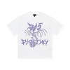 Customizable Streetwear with Skull Bird Print | 100% Cotton Crew Neck T-Shirt | Support OEM, ODM