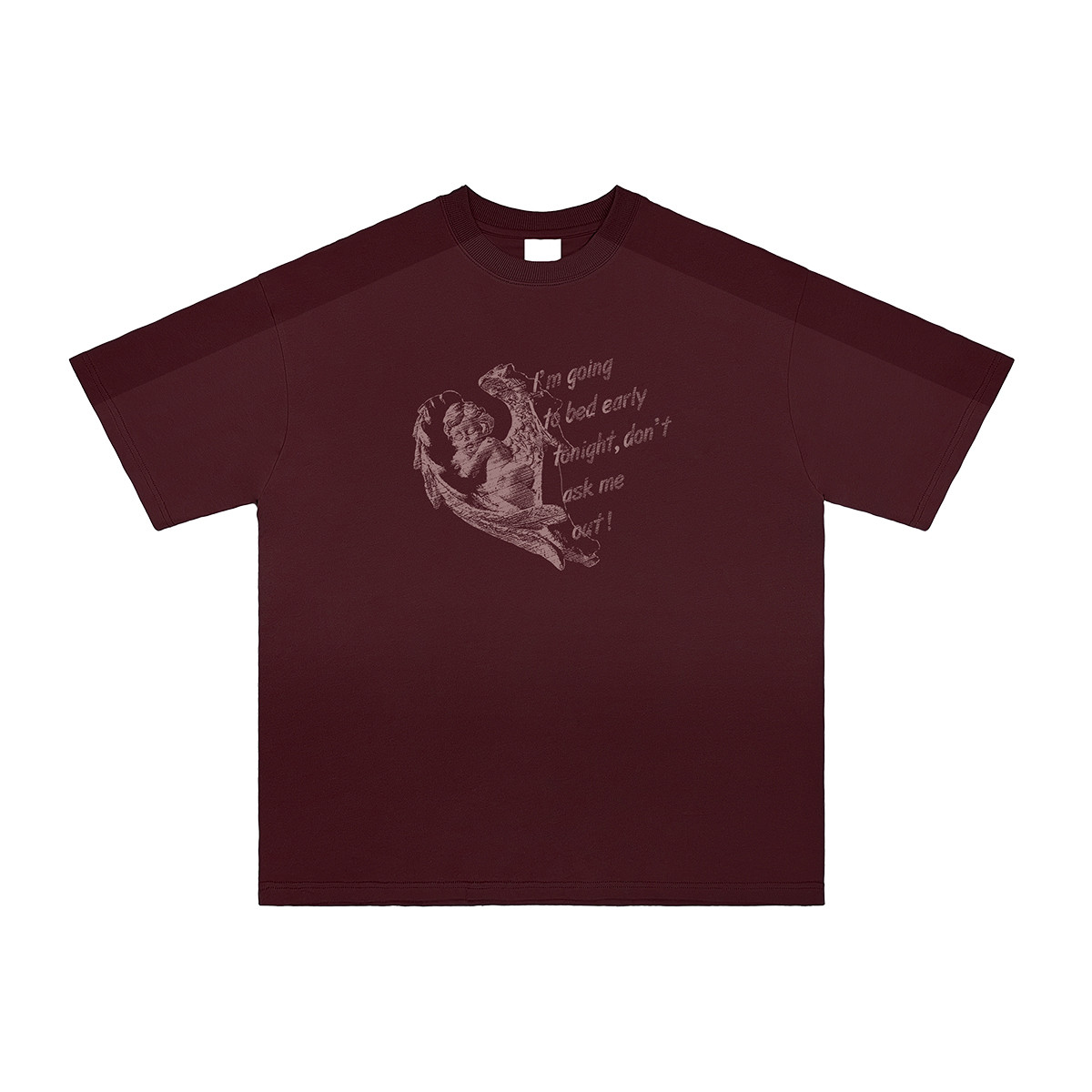 Customized Manufacturing Dark Cotton T-Shirt Details 