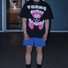 Touches Dark's Skull Print T Shirt - Custom Streetwear Dark Oversized Cotton Short Sleeve T Shirts