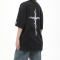 Custom Streetwear with Vintage Cross Print - Manufacturer of Oversized Cotton Short Sleeve T Shirts