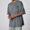 Manufacturer Custom Streetwear with Double Edge Print - Oversized Short Sleeve T Shirts Men