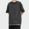 Solid Color Suede Embossed T Shirts Men- TouchesDark's Custom Streetwear, Support ODM, OEM