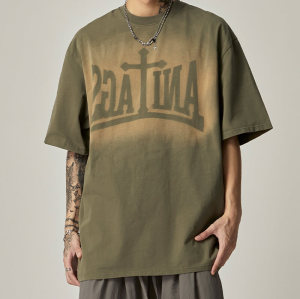 Dark Cross Streetwear Customized - Cotton Oversized Short Sleeve T-Shirt Men | Support OEM, ODM